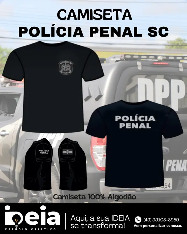 Camiseta POLÍCIA PENAL SC
