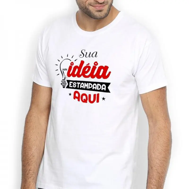 Camiseta Branca - 100% Poliéster